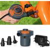BESTWAY Pompa di Gonfiaggio Elettrica 12 Volt Colore Grigio 3 Adattatori per Valvole
