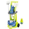 Ecoiffier Clean Home Trolley delle Pulizie 8 Pezzi Accessori Gioco Giocattolo Idea Regalo
