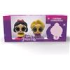 #sbabam, Disney Princess Toys, Principesse Disney Bambole con Occhi Glitter, 3 Pz, Giochi per Bambini da Edicola, Principesse Disney Piccole, Disney Gadget e Regalo Bambina con Personaggio a Sorpresa