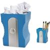 Balvi Cestino carta + porta matite Sharpener temperino azzurro plastica