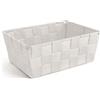Excelsa Cross Cestino Portatutto nylon, bianco, 21x16x8,5 cm cod.47956