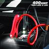 BAKAJI Cavi Avviamento Collegamento Batteria Auto 400 Amp Con Luce Led Jumper All Ride