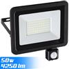 BAKAJI Faro LED 50W Luce Alta Luminosita 4250lm Faretto esterno con Sensore Movimento