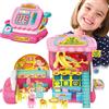 BAKAJI Registratore Cassa Playset Ristorante Giocattolo Bambini con Bambola e Accessori