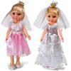GRANDI GIOCHI Bambola Amore Mio Piccola Sposa con Vestito in Tessuto 2 Modelli Grandi Giochi