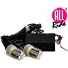 BAKAJI Kit lampade anteriori per auto 3 funzioni 26 Led H7 12 Volt con centralina