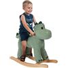 BAKAJI Dinosauro a Dondolo Cavalcabile Peluche Giocattolo Bambini con Effetti Sonori