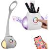 BAKAJI Lampada Cassa Altoparlante Speaker Bluetooth da Tavolo LED Touch con Portapenne