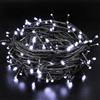 BAKAJI Catena Luminosa 300 Luci LED Lucciole Bianco Freddo Controller 8 Funzioni Estern