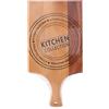BAKAJI Tagliere in Legno Con Manico Decorazione Kitchen Per Salumi Formaggi 37x19x1cm