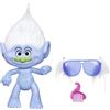 Trolls Personaggio Guy Diamond con Occhiali Peluche e Pettine Giocattolo Bambini