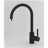 Crolla Miscelatore Crolla Modello Ginger ART.7780 Vintage Black Nero 40 monocomando lavello con bocca girevole 360°