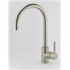 Crolla Miscelatore Crolla Nichel Brushed Inox Satinato Modello Ginger ART.7780 monocomando lavello con bocca girevole 360°