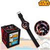 KIDS EUROSWAN Orologio Polso Analogico Star Wars Darth Vader 4in1 Salvadanaio Portafoto Kids
