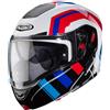 Caberg CASCO MODULARE HORUS X ROAD WHITE BLACK RED BLUE | CABERG