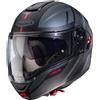 Caberg CASCO MODULARE LEVO X MANTA MATT BLACK ANTHRACITE RED | CABERG