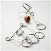 Set di 2 rompicapo in metallo personalizzate o neutre