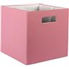 DII Poly-Cube Storage Collection Hard Sided, pieghevole, piccolo, rosa
