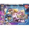 Ravensburger - Puzzle Paw Patrol, the mighty movie, Collezione 2x12, 2 Puzzle da 12 Pezzi, Età Raccomandata 3+ Anni