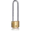 Yale Lucchetto Standard in Ottone YY110B/50/155/1, 50 mm, Staffa Regolabile, in Acciaio Temprato, Doppia Chiusura, Fornito con 3 Chiavi