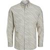 JACK & JONES Camicia fantasia slim fit. Beige