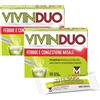 A.menarini IND.FARM.RIUN.Srl VivinDuo Febbre e Congestione Nasale, con Paracetamolo, 10 Bustine Set da 2 2x10 pz Bustina