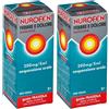 Reckitt Benckiser H.(It.) SpA Nurofen Febbre e Dolore 200mg/5ml sospensione orale gusto fragola senza zucchero Set da 2 2x100 ml Sospensione
