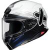 Shoei Casco Moto Integrale Shoei NXR2 Ideograph TC-6 Bianco Blu