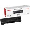 CANON TONER CARTRIDGE CANON BLACK 1870B002 CRG712BK 1.5k