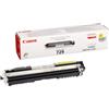 CANON TONER CARTRIDGE CANON YELLOW 4367B002 CRG729Y 1.2k