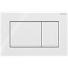 PLACCA DI COMANDO GEBERIT SIGMA 20 SQUARE BIANCO E BIANCO OPACO 115.883.11.1