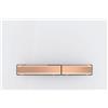 PLACCA DI COMANDO GEBERIT SIGMA 50 SQUARE VETRO BIANCO E ORO ROSSO 115.670.11.2
