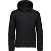 CMP - Giacca da Uomo con Cappuccio e Zip, Nero, 58