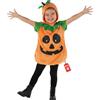 Morph Costume Zucca Bambino, Costume Zucca Halloween Bambino | Tabard Arancione & Cappuccio, Faccia di Zucca Sorridente, Da Infilare, Perfetto per Halloween, Ideale per il Gioco di Ruolo
