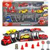 SIMBA TOYS ITALIA Dickie Toys Transporter Set con 5 Auto