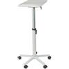 Maul MAULPRO, tavolino da appoggio stabile di alta qualità, 35 x 50 cm, portata 30 k, tavolo OHP regolabile in altezza, inclinabile, prodotto in Germania, grigio
