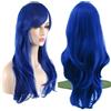 colorful panda Colorfulpanda Parrucca Cosplay Parrucche Anime Capelli Sintetici,Modo Lunga Ricci Capelli Parrucche per Donna Partito 28 Pollic/70cm,Blu zaffiro