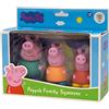 DEQUBE Peppa Pig - Set di 3 statuette da bagno Peppa Pig - Giocattoli d'acqua e bagno - Include mama, patata e pepa (DeQube 919D00046)