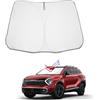 BIBIBO Kia Sportage NQ5 - Parasole auto con protezione UV compatibile con Tucson NX4 / Kia Sportage NQ5 2016-2025, parabrezza auto per parabrezza, protezione dal calore auto dai raggi UV pieghevole