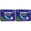 NOVANIGHT Tripla Azione Bustine con Melatonina per Dormire, Magnesio, Griffonia, 20 Orosolubili 2x42 g Polvere soluzione orale