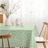Martina Home Tovaglia resinata Cies, rotonda, 140 cm, colore: verde