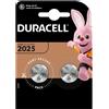 DURACELL BATTERIE SPECIALISTICHE 2025 A BOTTONE AL LITIO DA 3V - BLISTER 2 BATTERIE