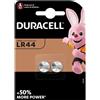 DURACELL ALCALINE LR44 / A76 / V13GA PILE 1,5V - BLISTER 2 BATTERIE