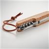 Bricolage personalizzati Coltello multifunzione tascabile in sughero e acciaio inox personalizzate o neutre