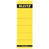Leitz Etichette adesive per raccoglitori a leva in cartone con dorso da 80 mm, Formato corto e largo, 61,5 x 192 mm, Cartoncino, 16420015, Giallo, Confezione da 10