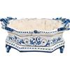 CERAMICHE CALTAGIRONE Centrotavola ceramica siciliana Caltagirone Esagonale L. 40 x H. 20 cm