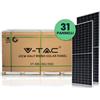 V-TAC SOLAR BANCALE 31 PEZZI PANNELLO SOLARE 550W MONOCRISTALLINO VT-550-LED1183131