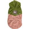 FUZZYARD - IMPERMEABILE ORMOND - VERDE OLIVA/ROSA 2