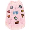 FUZZYARD - GIACCA/FELPA THE LETTERMAN - ROSA 1