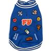 FUZZYARD - GIACCA/FELPA THE LETTERMAN - BLU 6